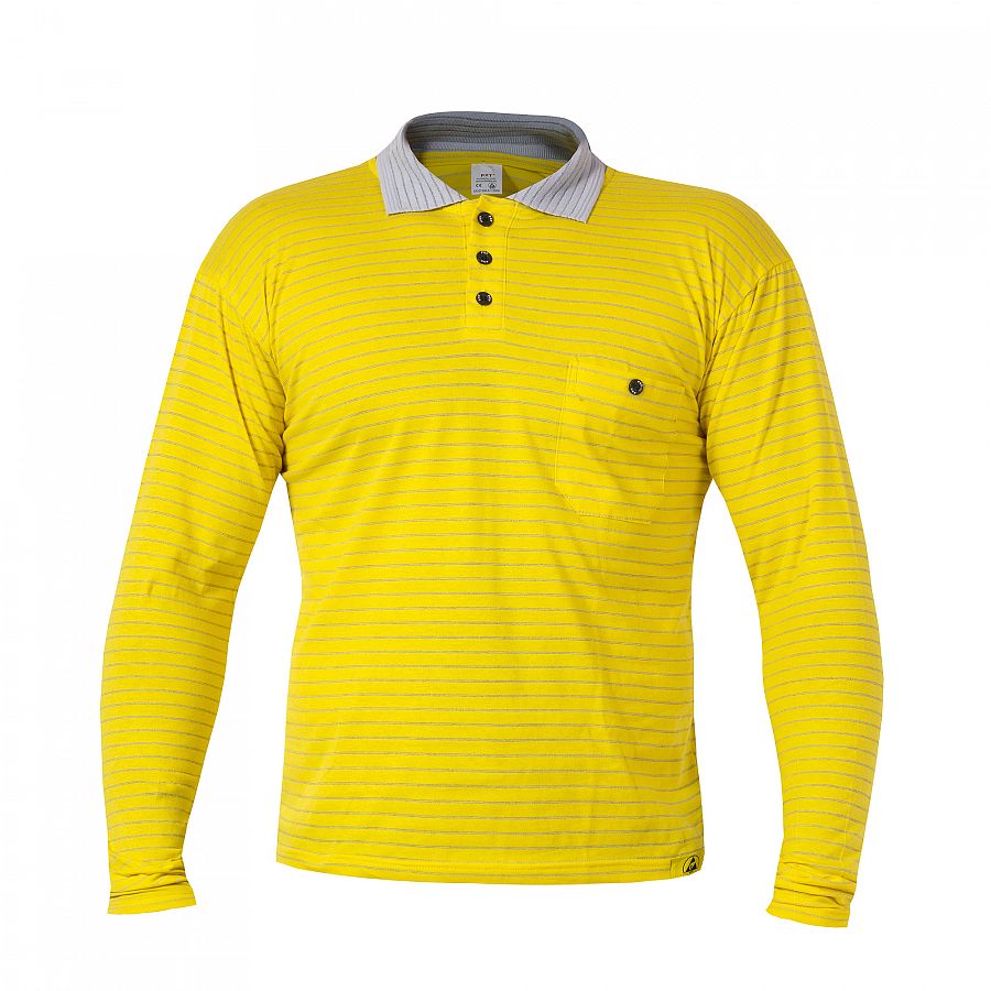 Polokošile PXT Antistatic wear žlutá dlouhý rukáv 160 g/m2, vel. XS - Obrázek Polokošile PXT Antistatic wear žlutá dlouhý rukáv 160 g/m2, vel. XS - Obrázek